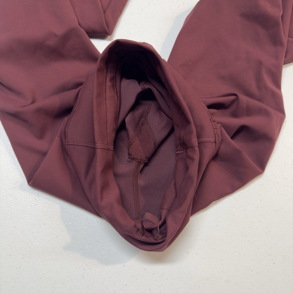 Lululemon Wunder Train High-Rise Tight 28" W5DJOS Size 6 Burgundy - Picture 7 of 11